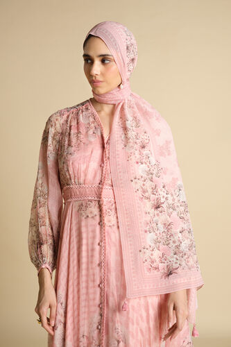 Juri Printed Stole - Blush, Blush, image 1